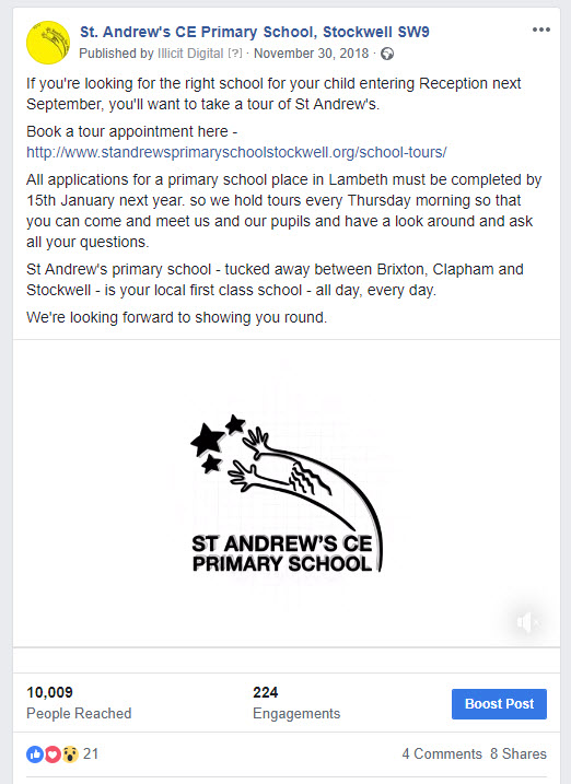 facebook-video-ad-for-falling-school-roll